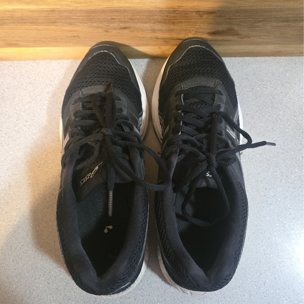 ASICS‎ GEL-Contend 5 Shoes Mens Size 8 Black Mesh Running Sneakers 1012A234 - Picture 8 of 10